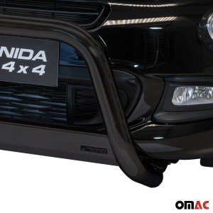 FIAT 500X Bull Bar - Omac - Steel 1Pc - Black - '16-'18